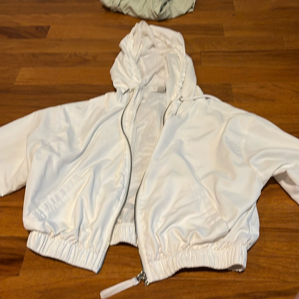 White Crop Jacket